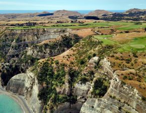 Cape Kidnappers 13th Aerial Cliff